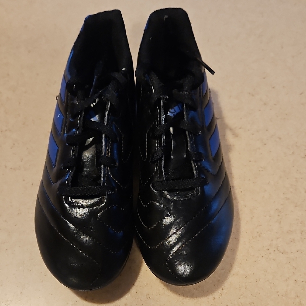 Black and Blue Kids ADIDAS Soccer Cleats